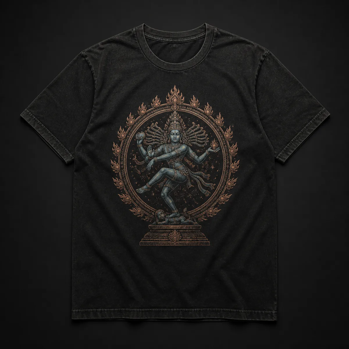 Shiva Diwali Drop T-shirt with the Cosmic Dance print on the front